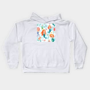 Mermaids Pattern 15 Kids Hoodie